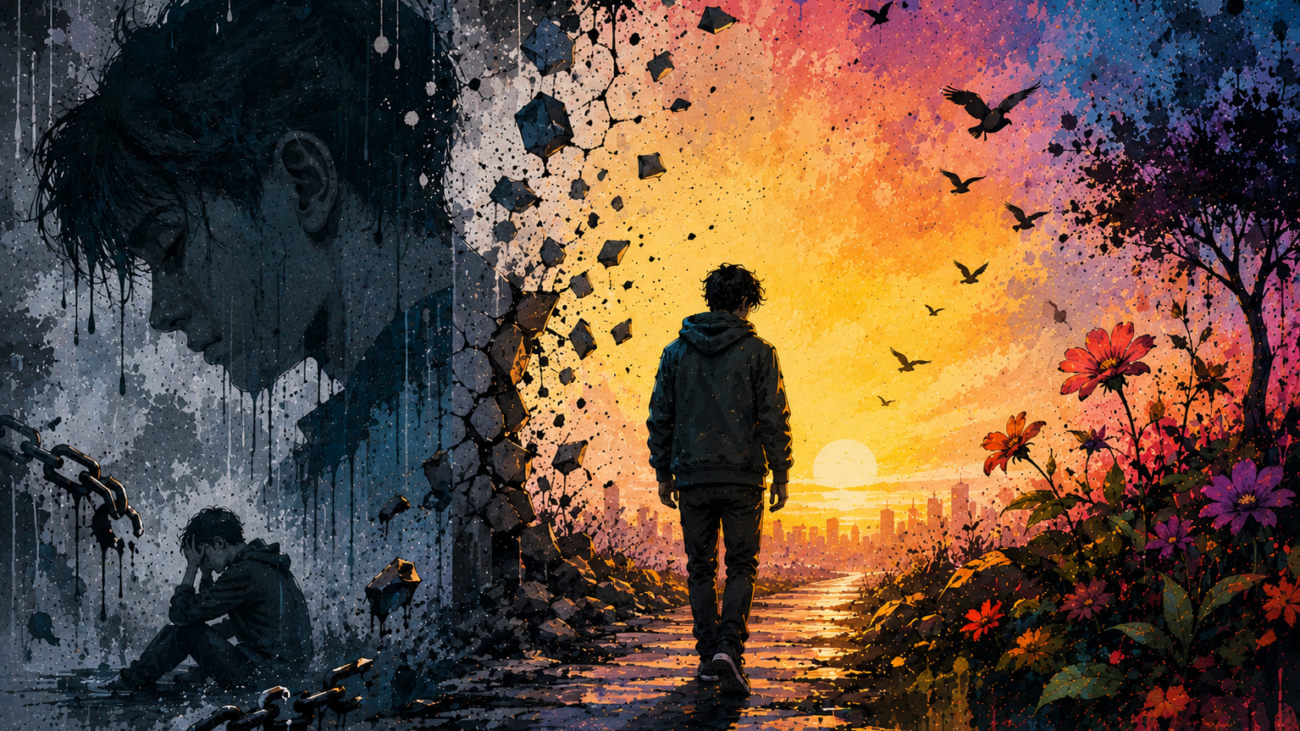 Um texto profundo sobre como momentos difíceis parecem finais, mas na verdade são fases que transformam e abrem espaço para novos começos.