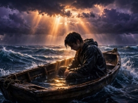 Você está preocupado com tudo que está lá fora, mas é o que está dentro de você que está afundando sua vida. Uma reflexão dura e necessária sobre parar de querer remédio doce, aceitar o amargo da cura e cuidar das suas emoções de verdade.